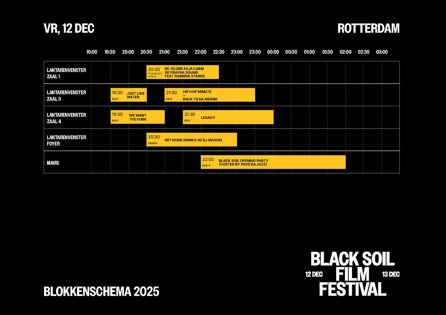 bsff 25 blokkenschema online rotterdam