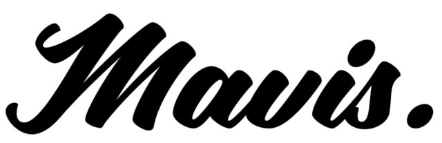 mavis logo lang zwart